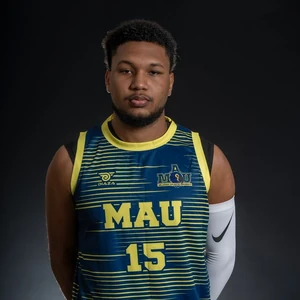 Wascar Mizael Difo Javier, MAU Men’s Basketball player wearing jersey number 15