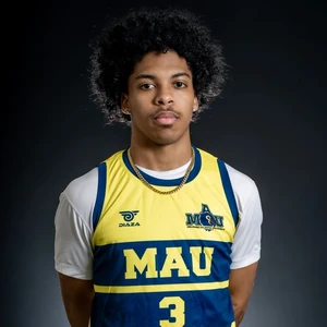 Khani Lozier, MAU Men’s Basketball player wearing jersey number 3