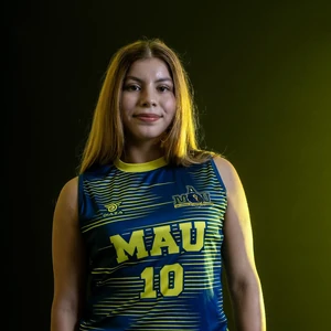Xiya Osceola, MAU Women’s Volleyball player wearing jersey number 10