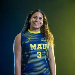 Daniela Pedroza, MAU Women’s Volleyball player wearing jersey number 3